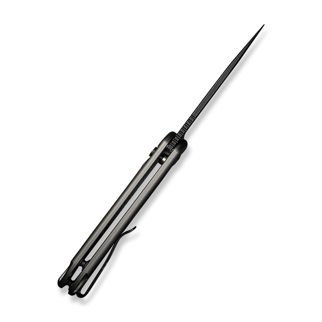 CIVIVI Button Lock Elementum II Flipper Knife Aluminum Handle (2.96" Nitro-V Blade) C18062PD-1