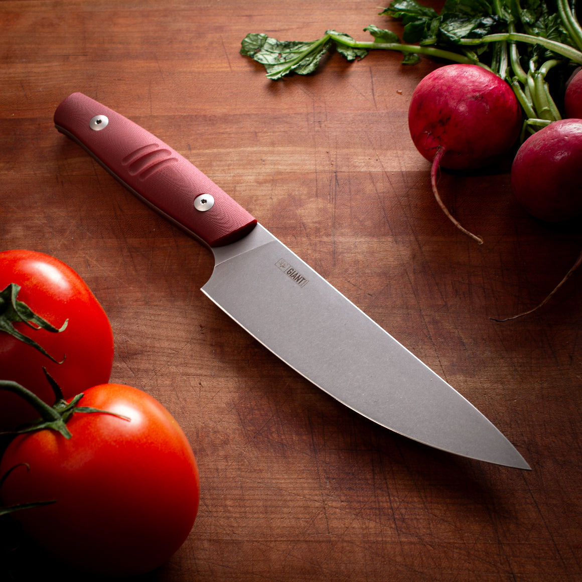 GIANT MOUSE Carving Knife - Red G10