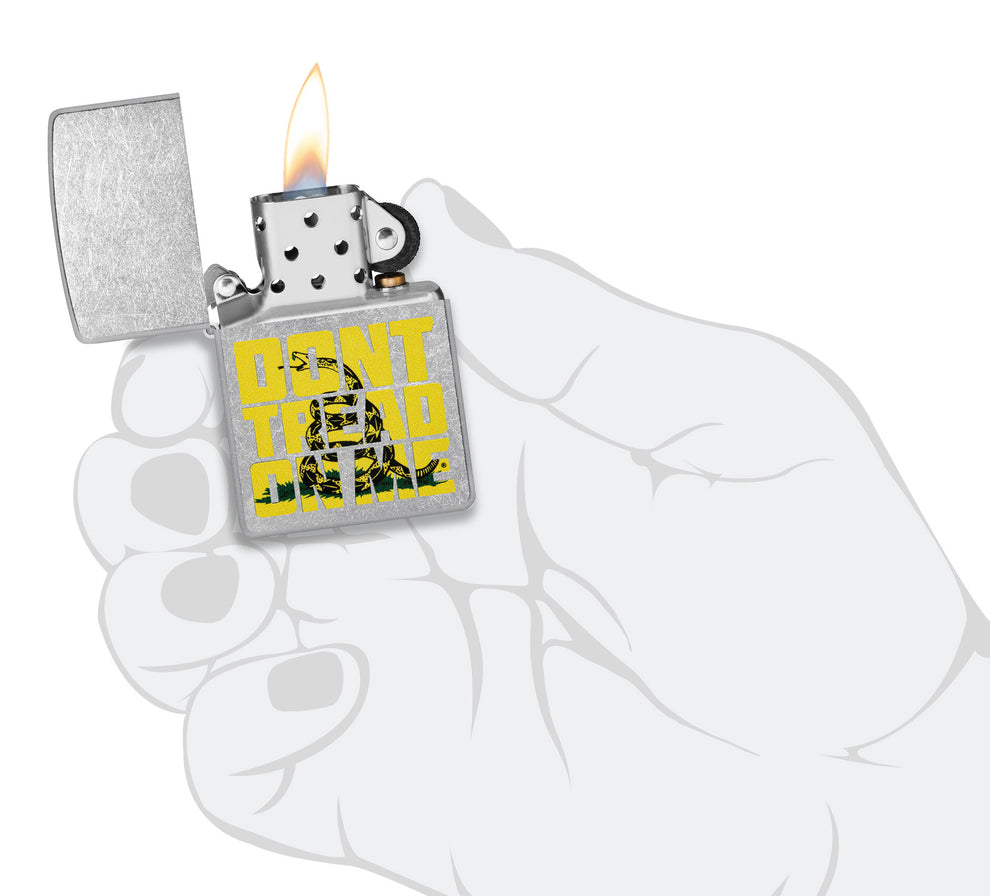 ZIPPO Dont Tread on Me® Snake Design