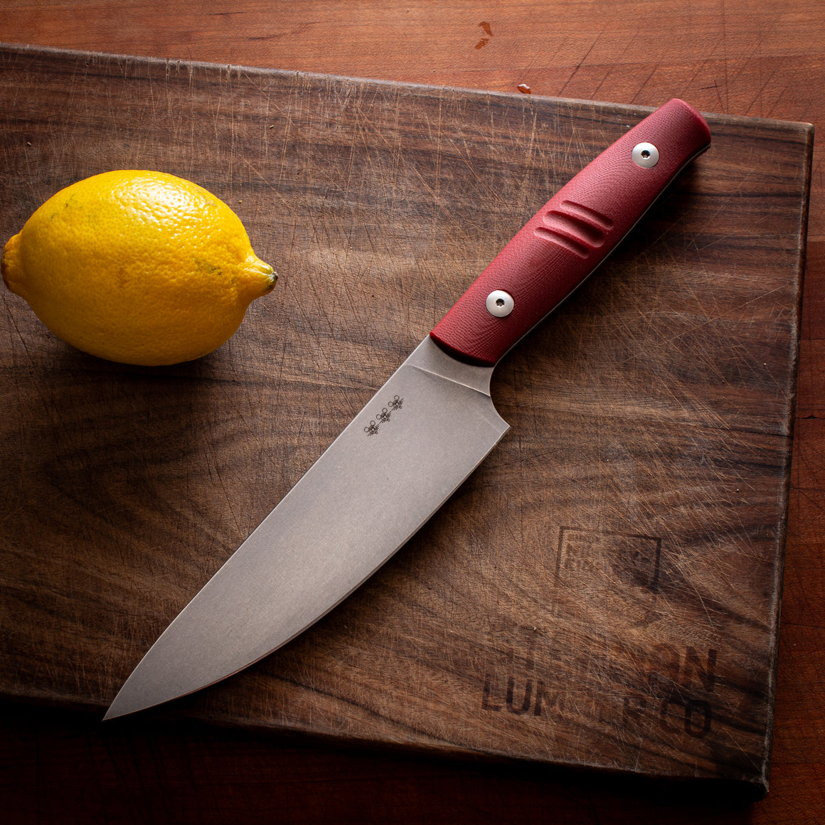 GIANT MOUSE Carving Knife - Red G10