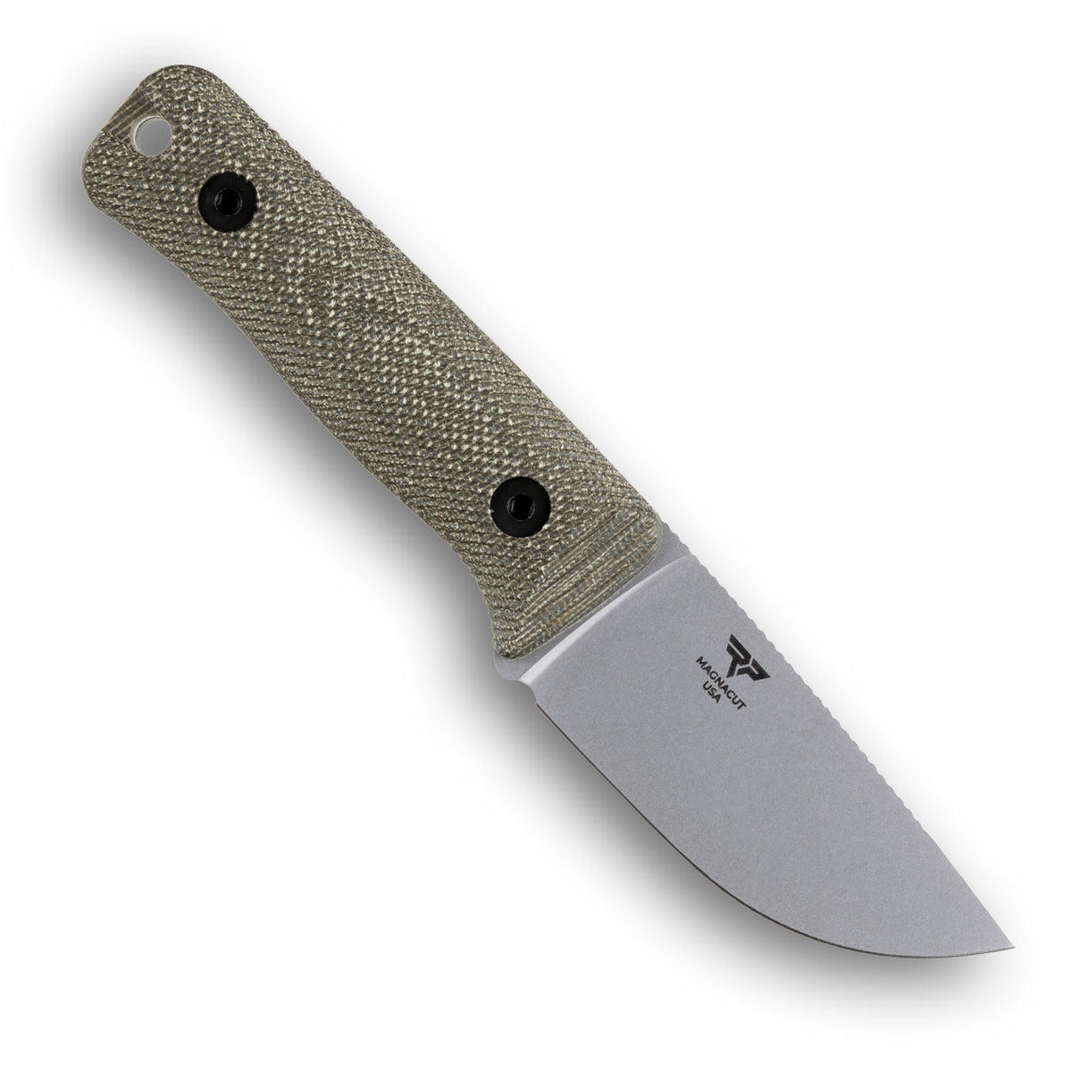 REIFF KNIVES RANGEWOLF™ (CPM MagnaCut, Stonewash, Green Canvas Micarta)