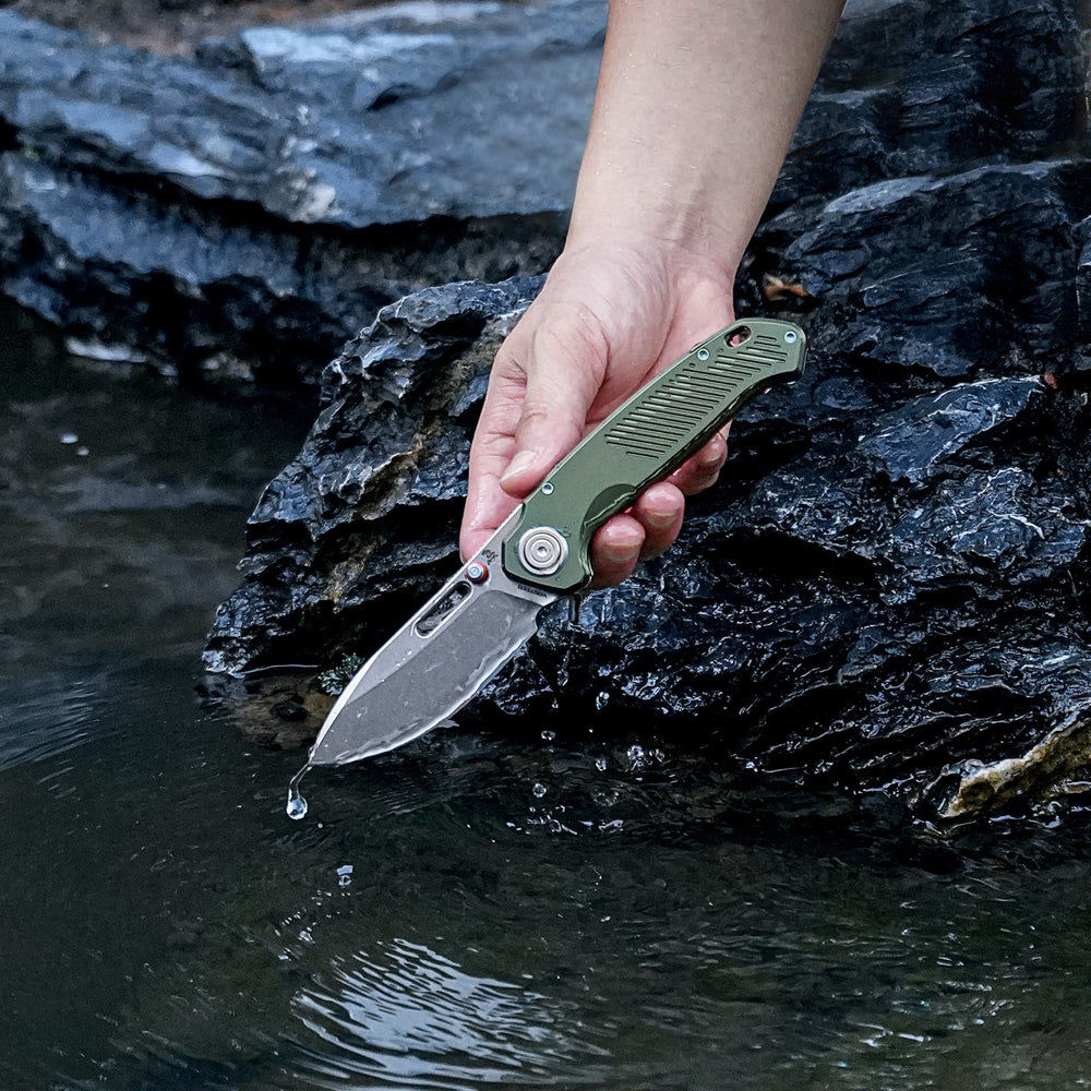 VOSTEED Zander - Vanchor Lock® (3.40" S35VN Blade & Aluminum Handle) - A4602