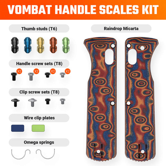 VOSTEED Vombat Handle Scales Kits- W0105