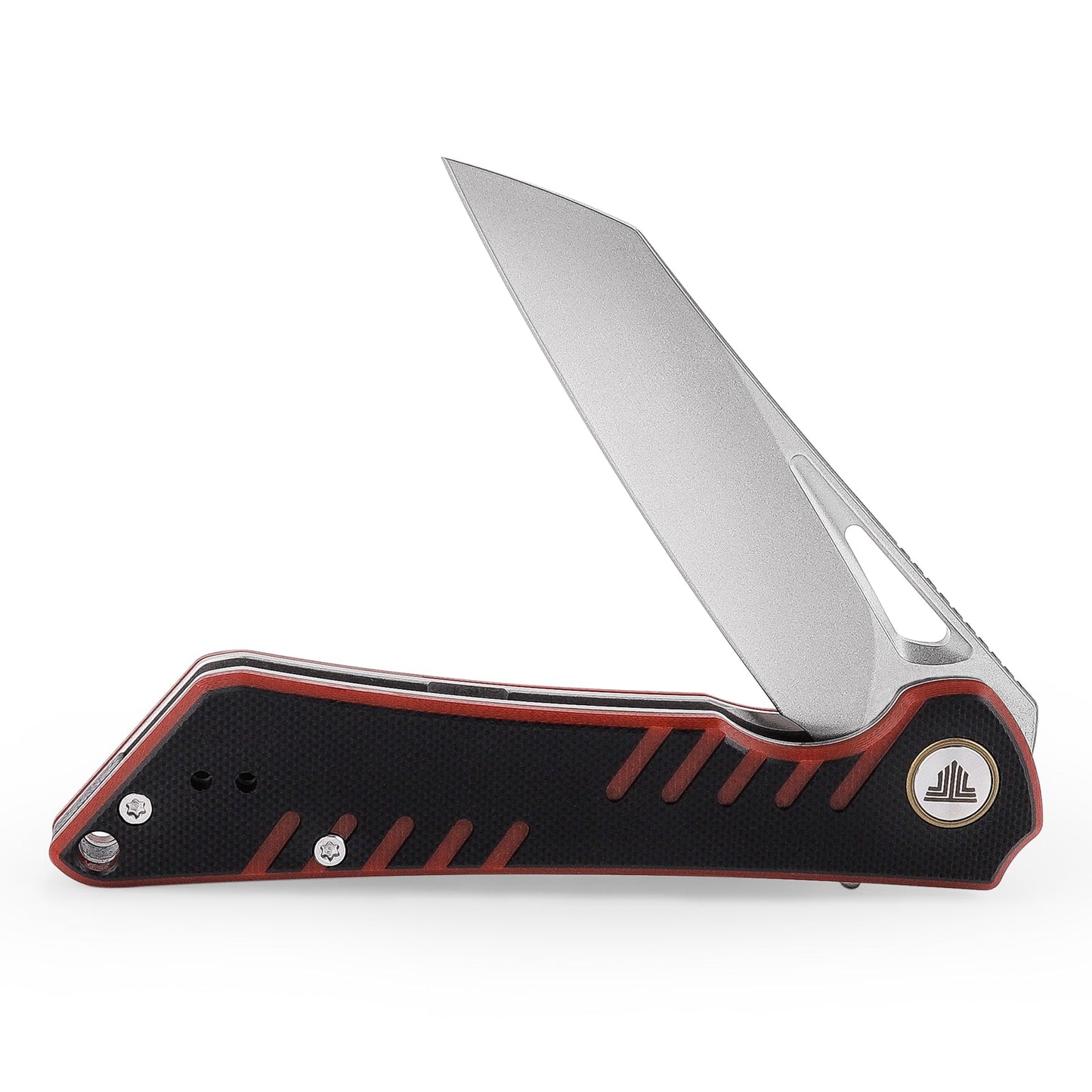TRIVISA Monoceros-03RB Liner Lock Pocket Folding Knfe,3.38" 14C28N Steel Blade,G10 Handle