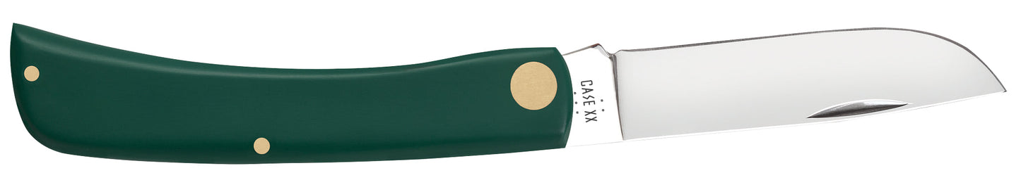 CASE CUTLERY Smooth Spruce Green Synthetic Sod Buster® Jr