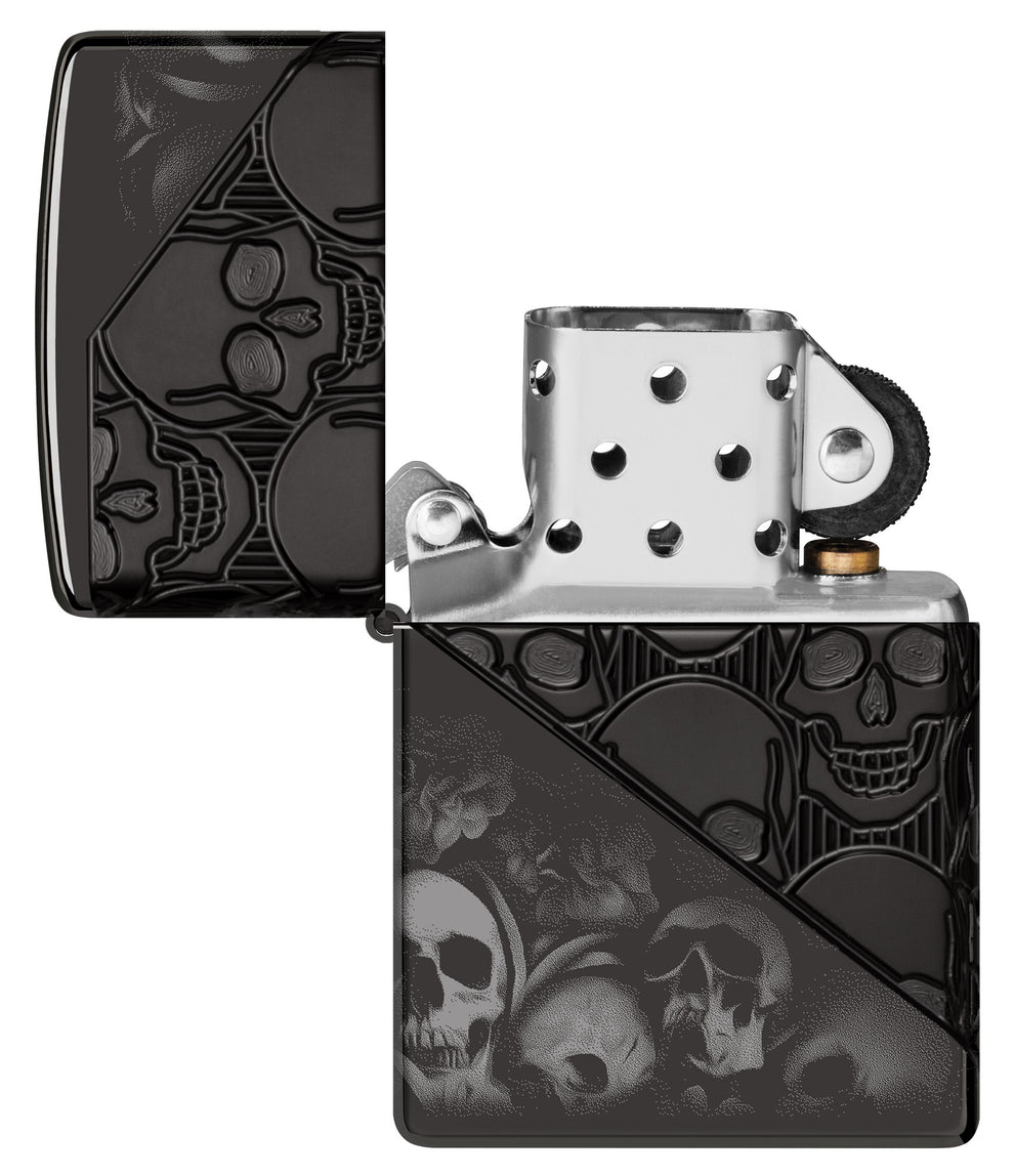 ZIPPO Skull Collage Design