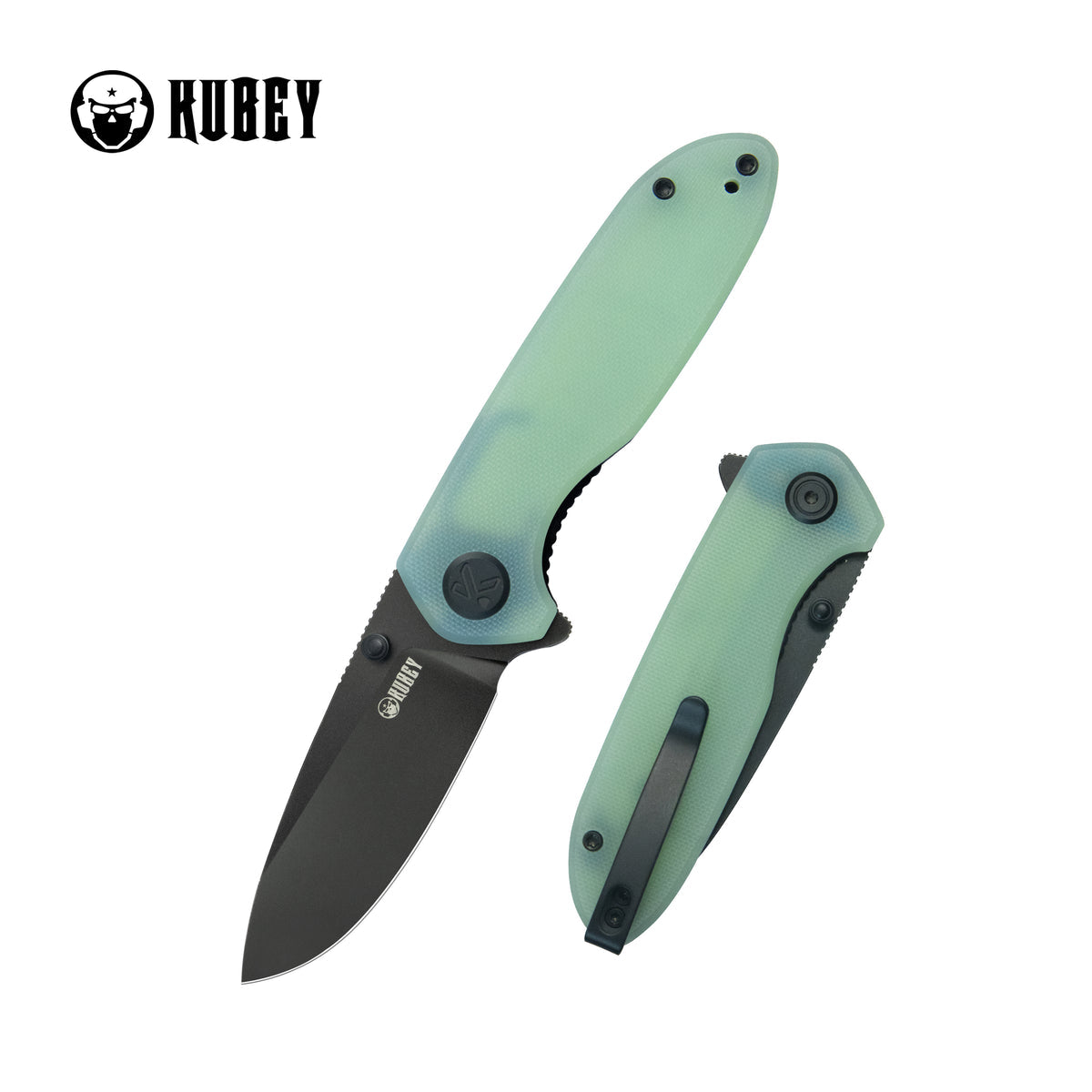 KUBEY Belus Liner Lock Black Jade KU342K