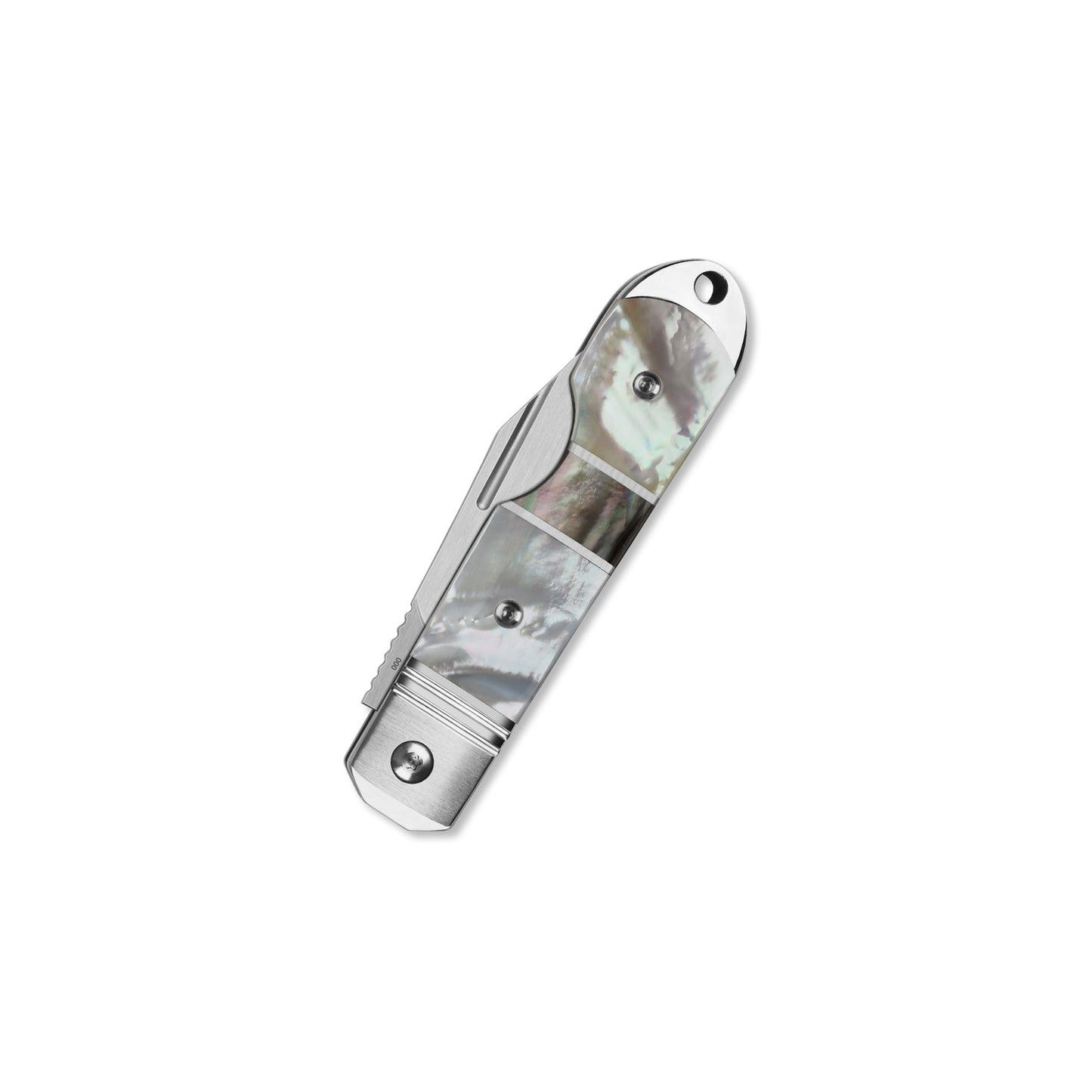 QSP Moray Slip Joint Pocket Knife Vanax blade Solid Mother of Pearl Handle-Limited Edition
