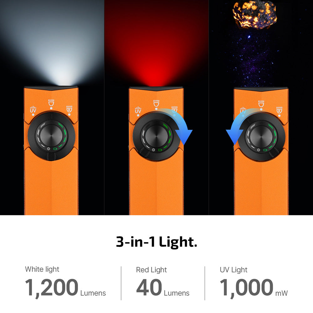 OLIGHT ArkPro Series – Flat Unibody EDC Flashlight with Multi-Light Sources