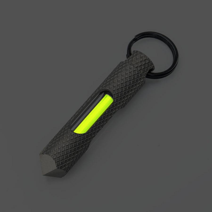 GLOW RHINO The Knurled Edition Glow Fob (GREEN)