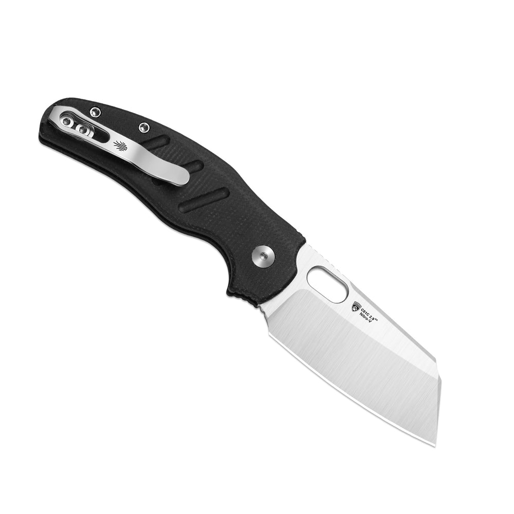 KIZER CUTLERY Sheepdog® C01C 2.9 BS | Kizer Button Liner Lock™ | Nitro-V | Micarta | KizerV™ 3488.29BSA2