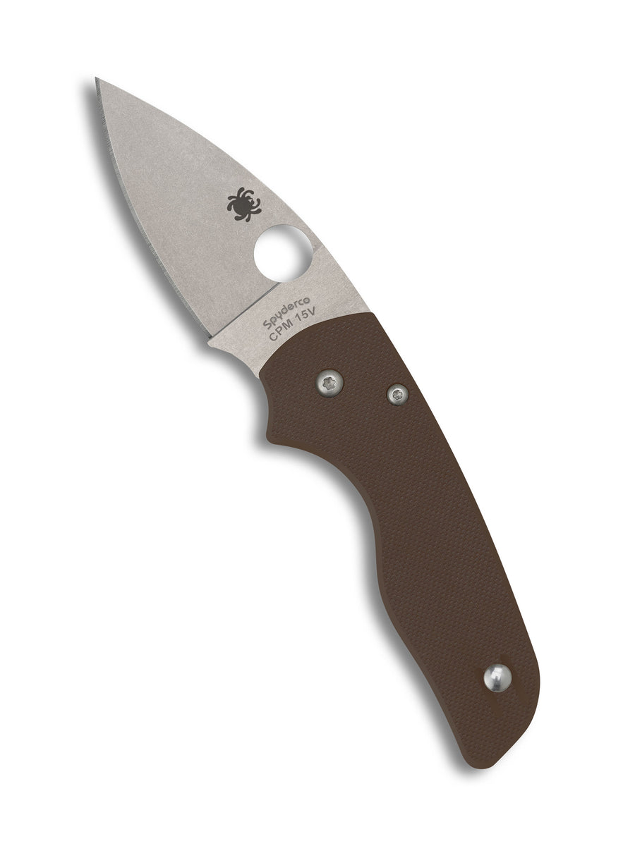 SPYDERCO Lil' Native® Brown G-10 CPM® 15V® Sprint Run®