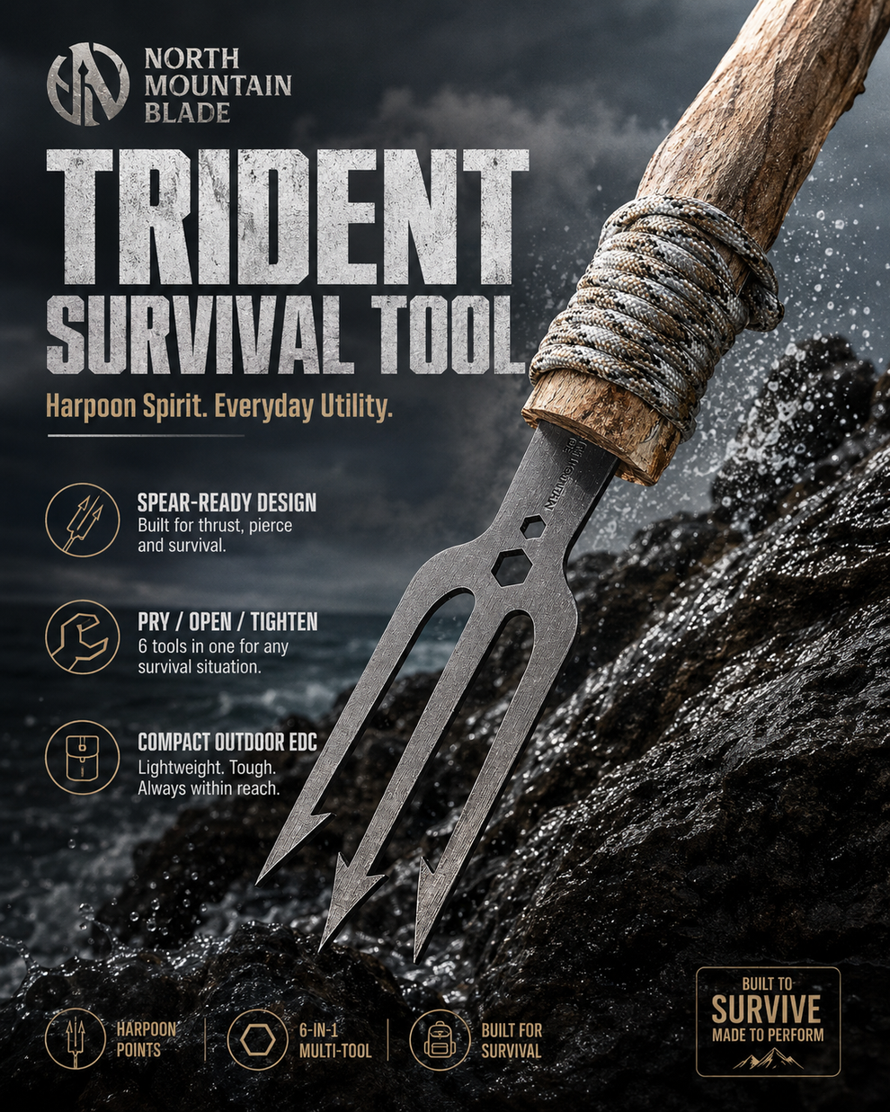 North Mountain Survival Harpoon