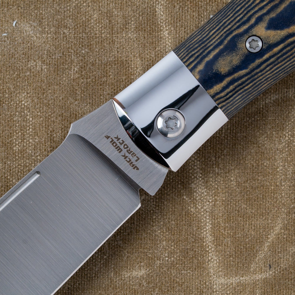JACK WOLF KNIVES TIMBER JACK - BLUE CANYON & MAPLE VALLEY RICHLITE