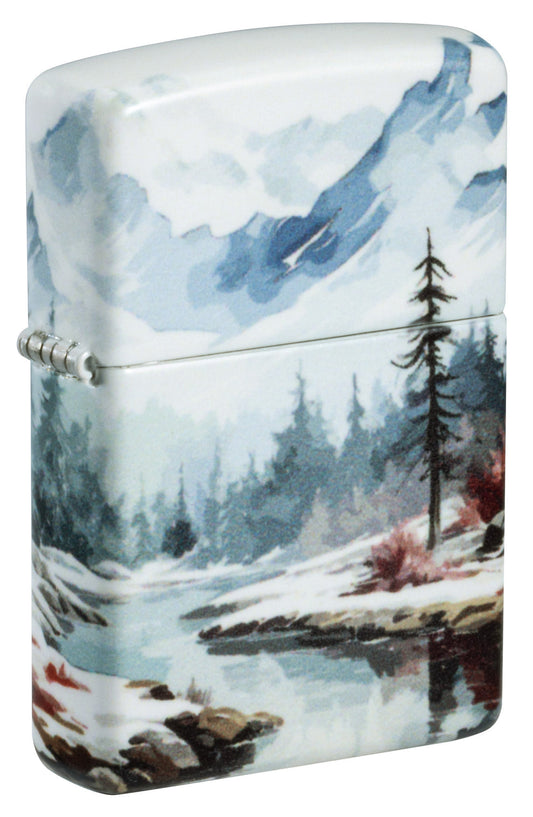ZIPPO Frozen Valley Design