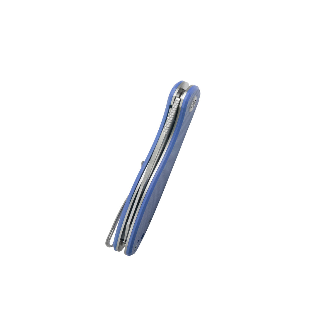 KUBEY Master Chief Outdoor Folding Pocket Knife Blue G10 Handle 3.43" Beadblast 14C28N KU358M
