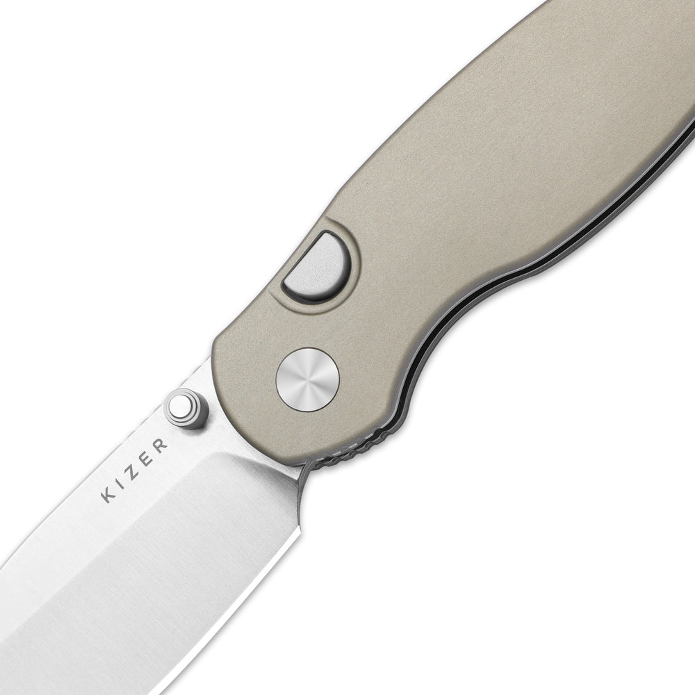 KIZER CUTLERY Phoca BD | 14C28N | Aluminum | Button Liner Lock