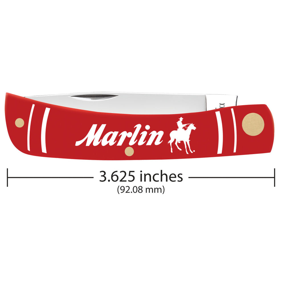 CASE CUTLERY Marlin - Smooth Red Synthetic Sod Buster® Jr