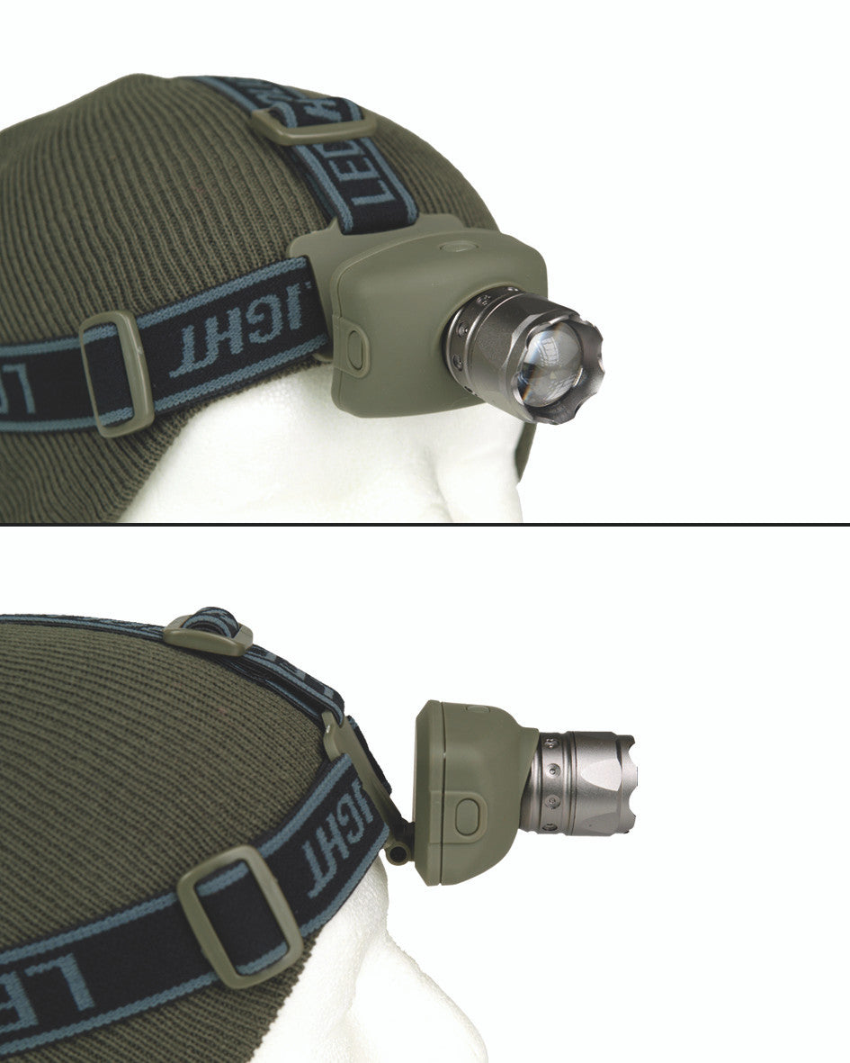 MIL-TEC® OD LED CREE HEADLAMP W/ZOOM