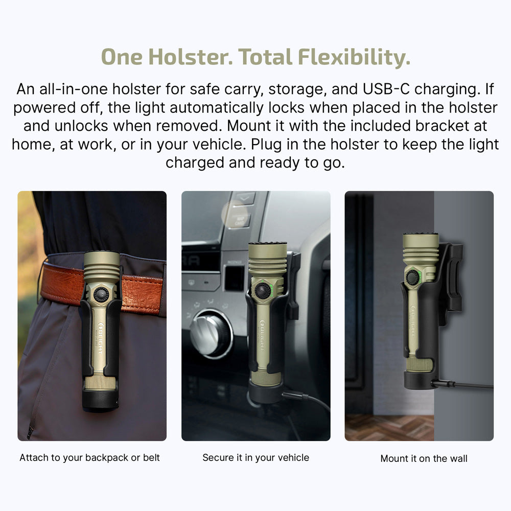 OLIGHT Seeker Ultra High Power Flashlight Olive Green