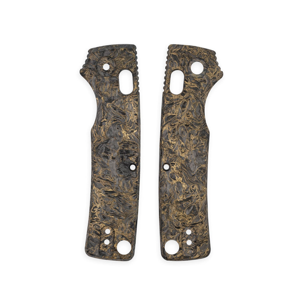 VOSTEED Porcupine ModSwap™ Handle Scales Kits - Dark Matter Gold Fatcarbon - W0301