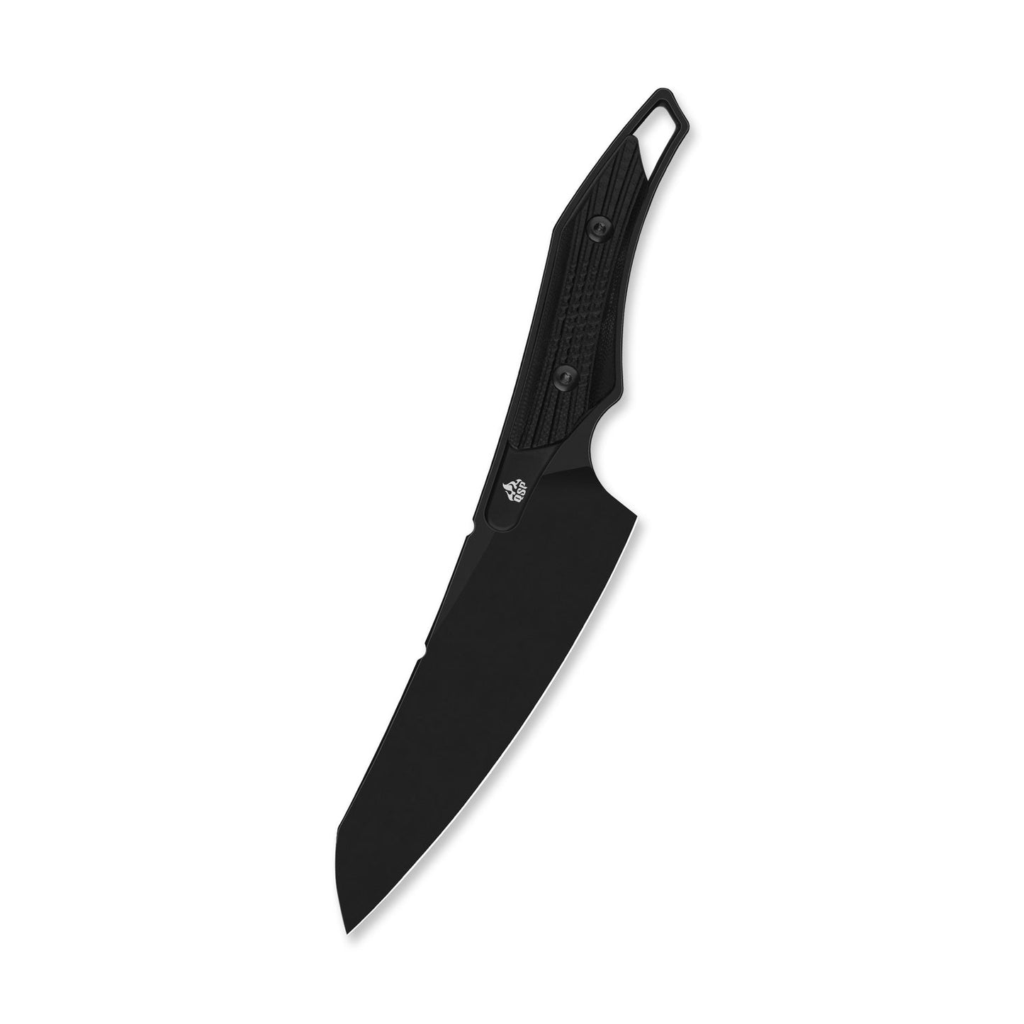 QSP T-Cook Fixed Blade Knife Nitro V Blade Black G10 Handle