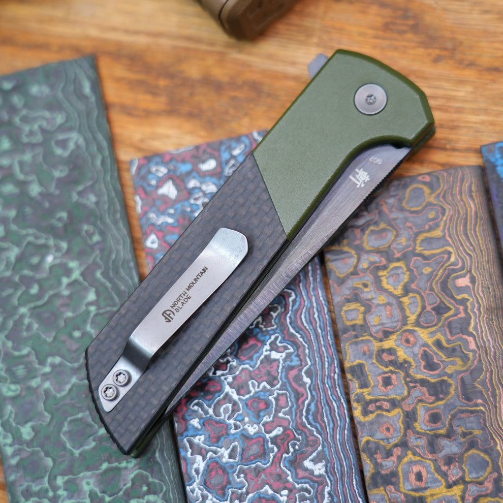 North Mountain 2407-SPGRCF-DLC-DM Japanese Damascus SG2 63HRC
