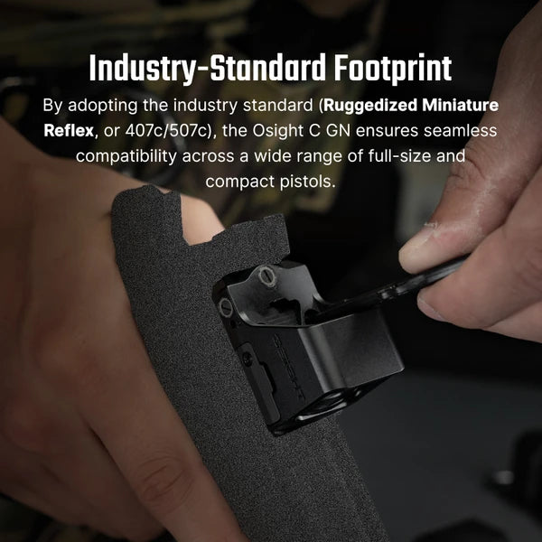 OLIGHT Osight C Open Reflex Optic with Replaceable Side-Loading Battery