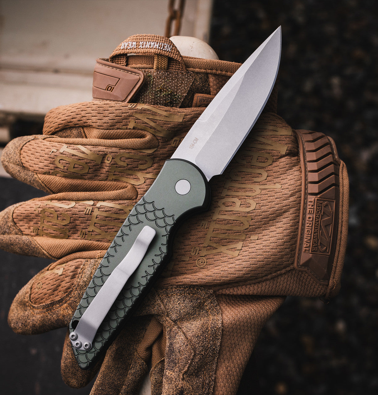 PRO TECH TR-3 - Tactical Response 3 X1 Stonewash Green