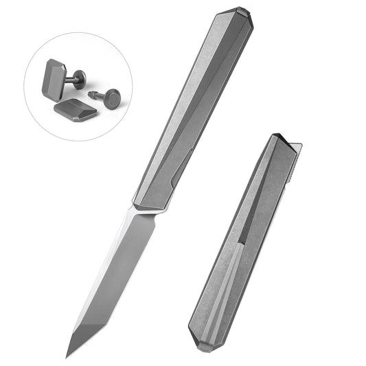 REMETTE RT-ELIGO Knife M390 Blade Titanium Handle Liner Lock Folding Pocket EDC Knife EGA5