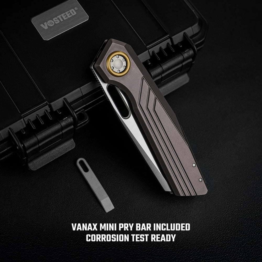 VOSTEED Xeno -Vanchor Lock® (3.23" Vanax Blade & Titanium Handle) - A3804