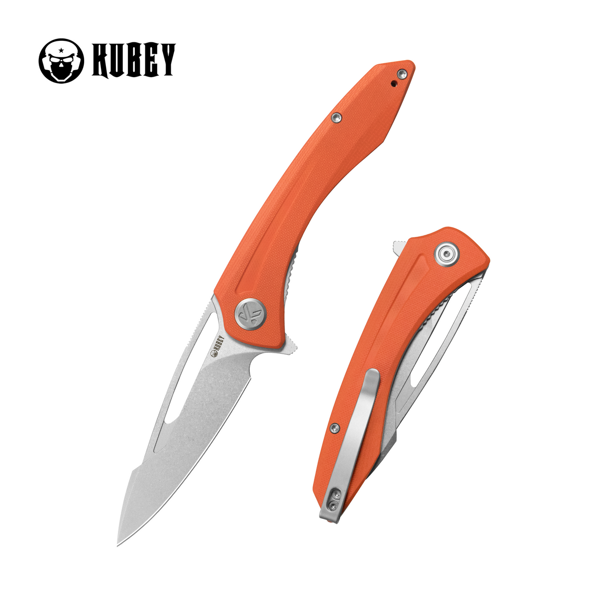 KUBEY Merced Linerlock Orange KU345S
