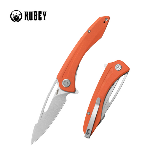 KUBEY Merced Linerlock Orange KU345S