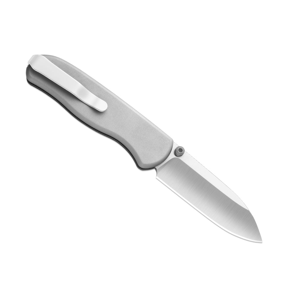 Drop Bear® Zero | Kizer Button Liner Lock™ | M390 + Satin + Hollow Grind | Alumium | KizerB™ 3619BDA4