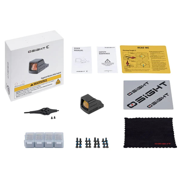 OLIGHT Osight C Open Reflex Optic with Replaceable Side-Loading Battery