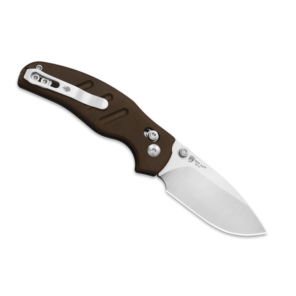KIZER CUTLERY Sheepdog® C01C 2.9 CD | Kizer Clutch Lock™ | Norplex UltreX™ Micarta | Nitro-V | KizerV™ 3488.29CDA1